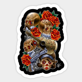 Muertos Version 3 Sticker